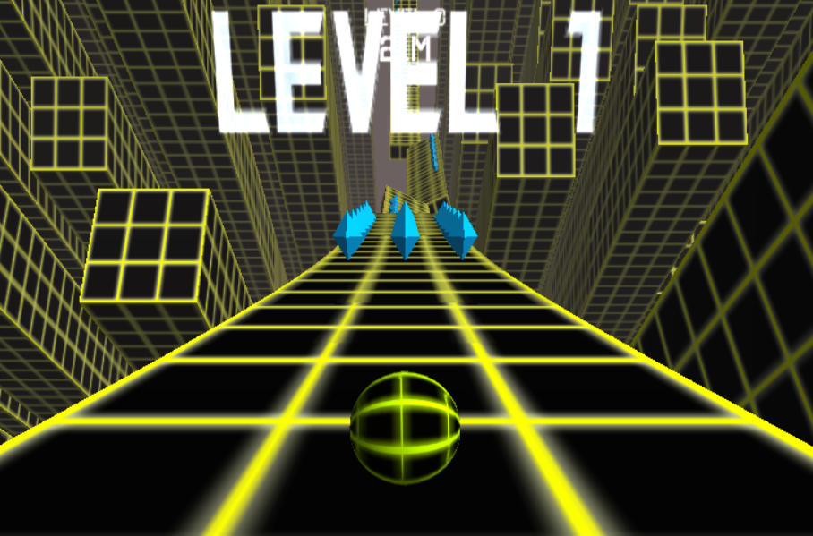 Slope 2 Diamond collection and obstacles